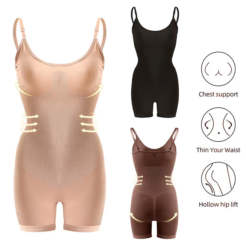 Women Seamless Bodysuit Push up Corset Waist Trainer Trimmer Butt Lifter Body Shaper Slimming Shapewear Tummy Control Underwear